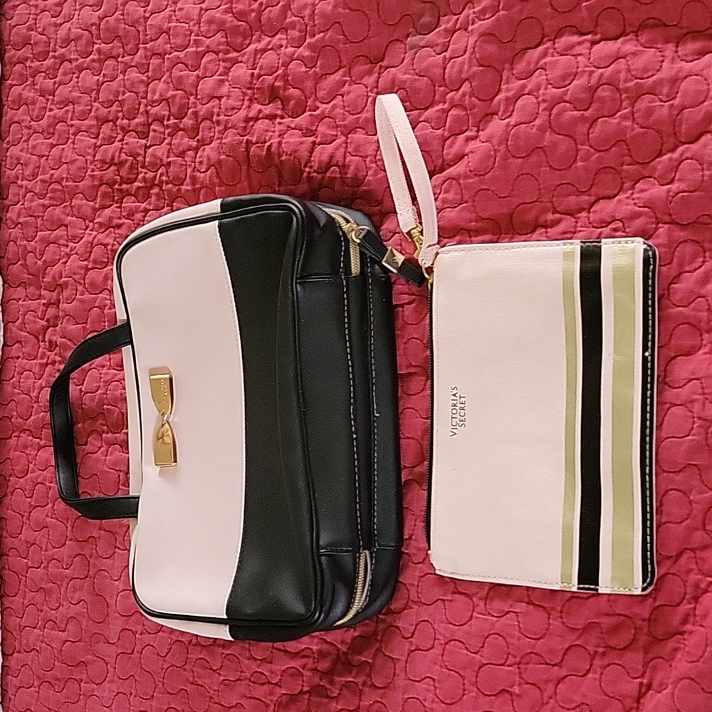 NWOT Victoria's Secret Makeup Bag and Wristlet